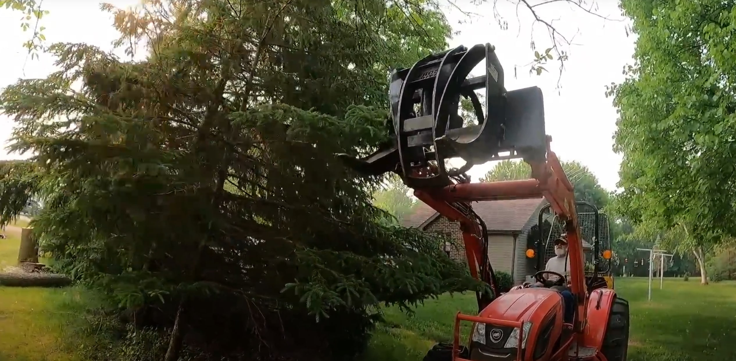 Professional tree removal equipment in action in Pine Bluff, AR